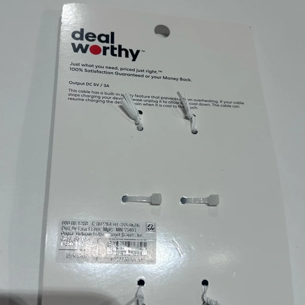 USB C 3” USB-A to USB-C 2pk Cable - dealworthy Black This pack contains 2